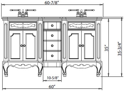 Comfort Height Vanity – 36